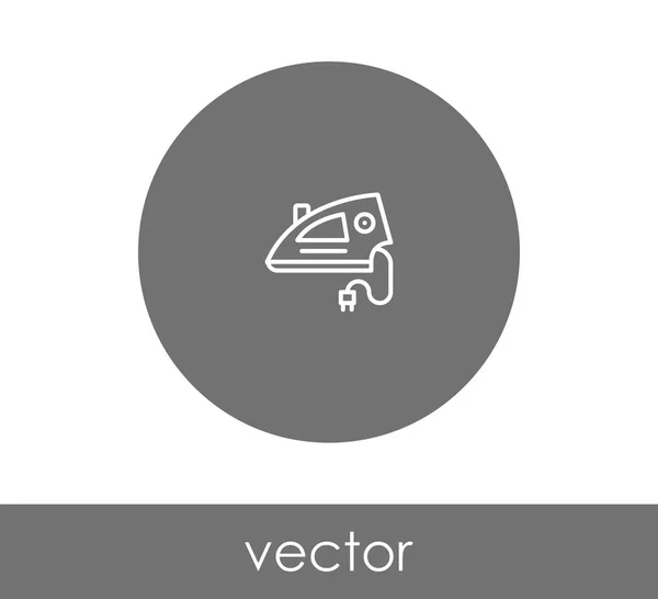 Diseño de icono de hierro — Vector de stock