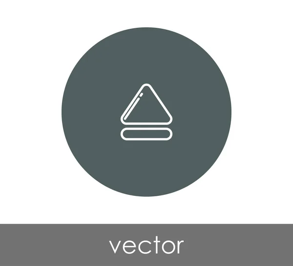 Ejetar ícone em círculo — Vetor de Stock