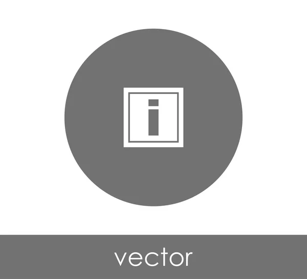 Informatiepictogram teken — Stockvector