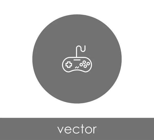 Joystick cirkel ikon — Stock vektor
