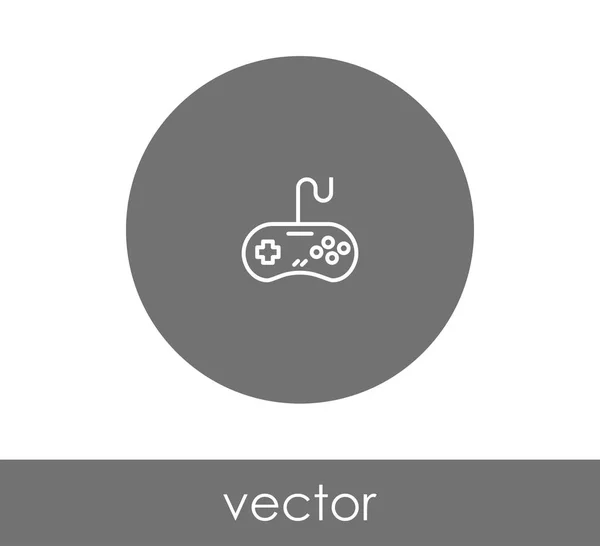 Icona del cerchio joystick — Vettoriale Stock