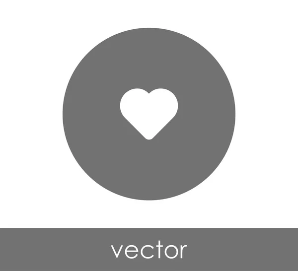 Heart sign icon — Stock Vector