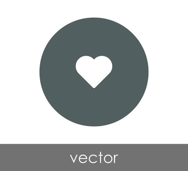 Heart sign icon — Stock Vector