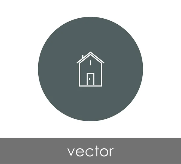 Inicio signo icono — Vector de stock