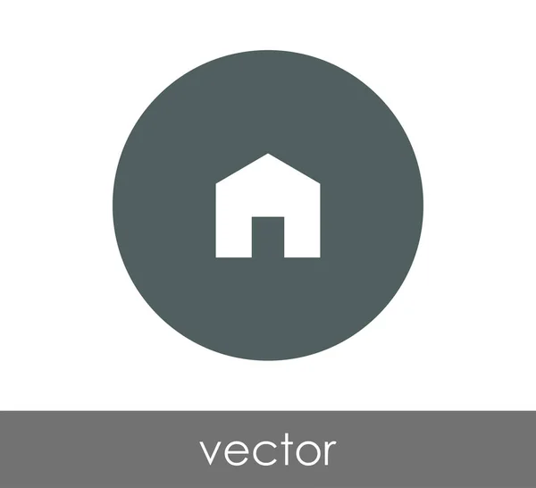 Inicio signo icono — Vector de stock