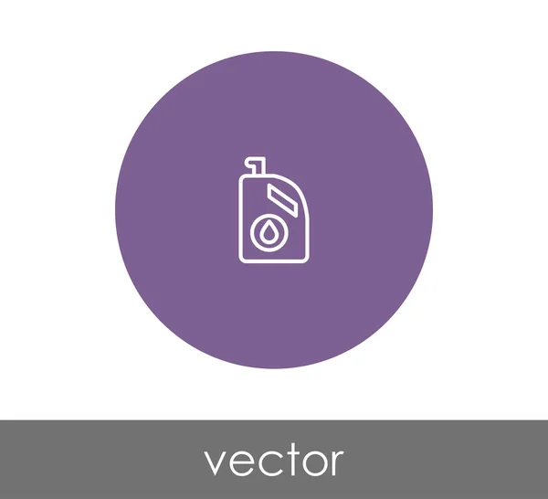 Icono de lata de combustible — Vector de stock