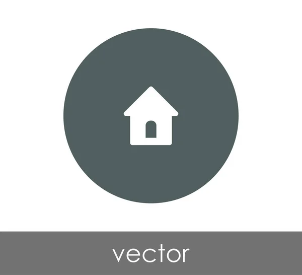 Ícone de sinal Home — Vetor de Stock