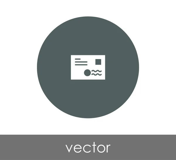 Signo de sobre icono — Vector de stock