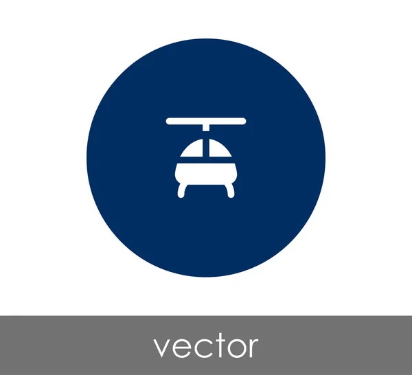 Helikopter-Websymbol — Stockvektor