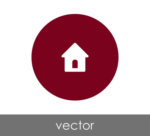 Hem web icon — Stock vektor