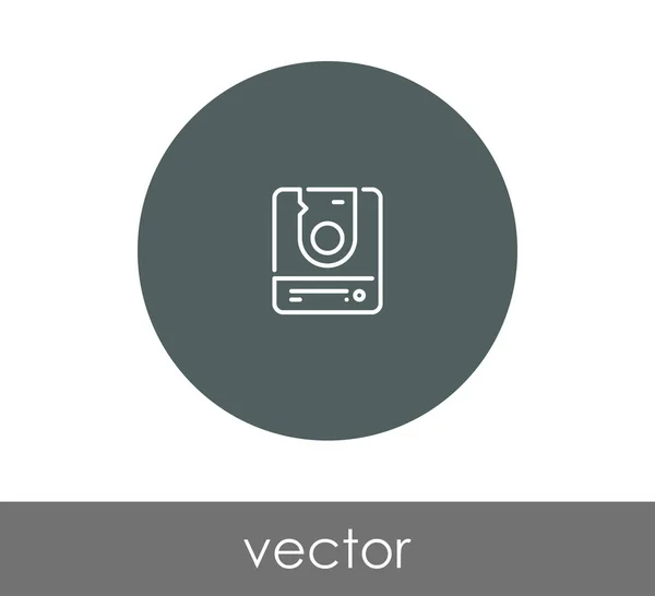 Icono del disco duro — Vector de stock