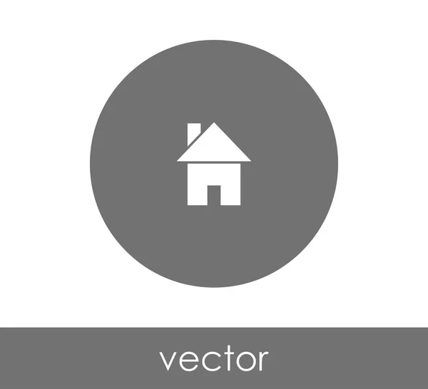 Ícone web Home — Vetor de Stock