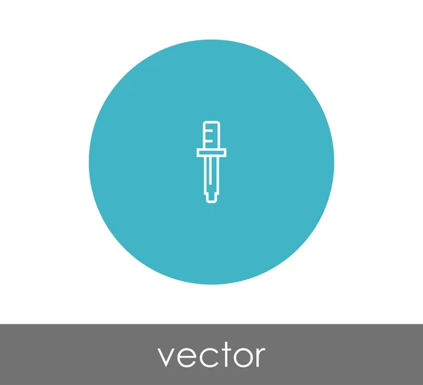 Dropper line icon — Stock Vector