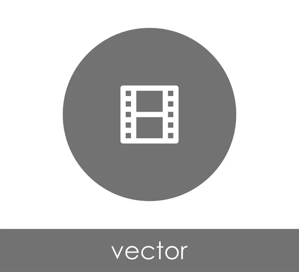 Film pictogram teken — Stockvector