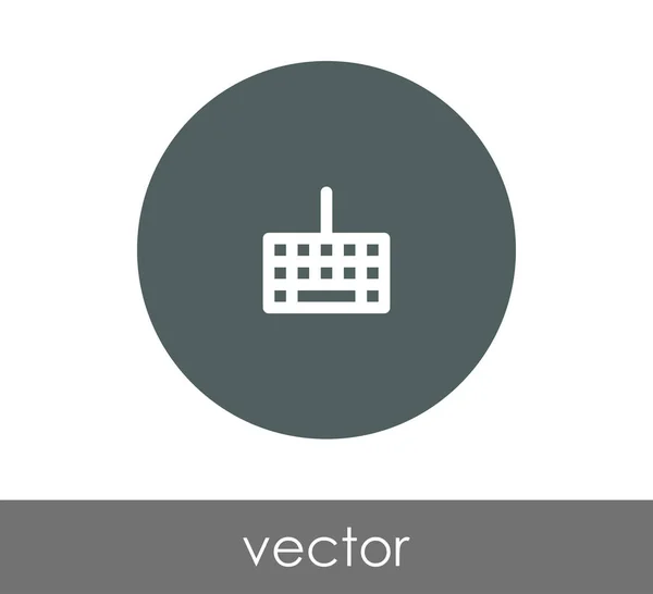 Ilustración del icono del teclado — Archivo Imágenes Vectoriales