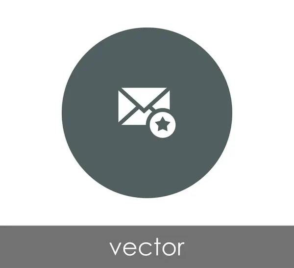 Important email icon — Stock Vector