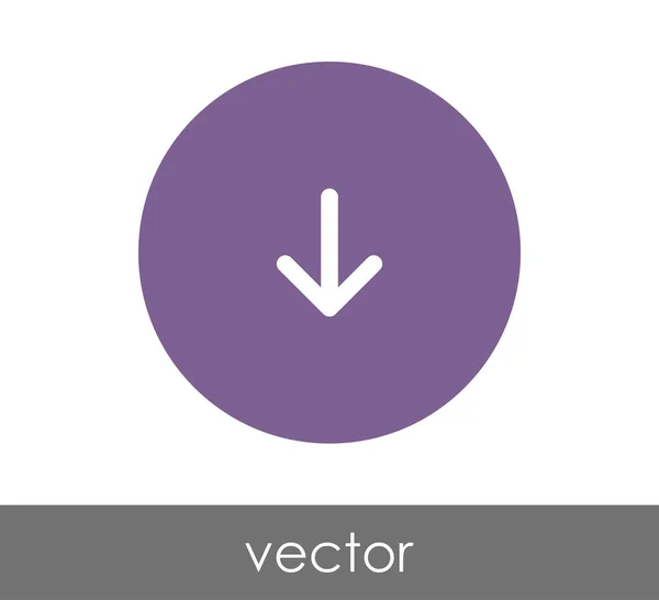 Descargar icono de flecha — Vector de stock