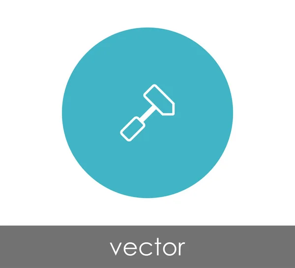 Icône web Hammer — Image vectorielle