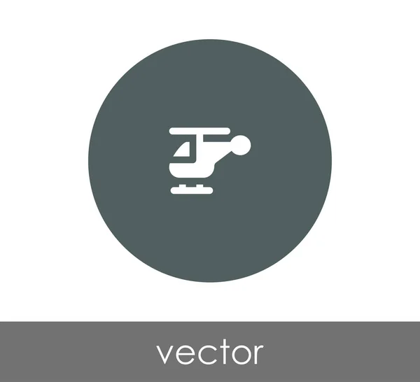 Icono web helicóptero — Vector de stock