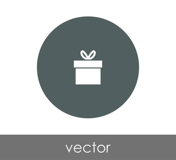Значок круга подарков — стоковый вектор