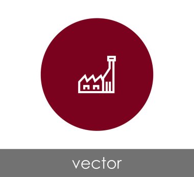 Fabrika simgesini işaret