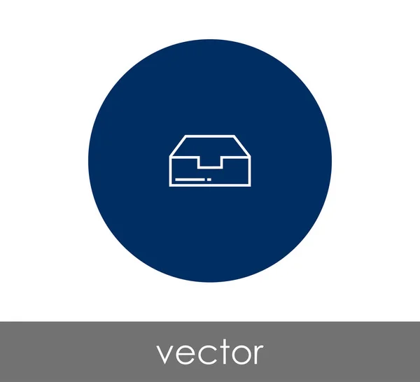 Design of archive icon — Stock Vector
