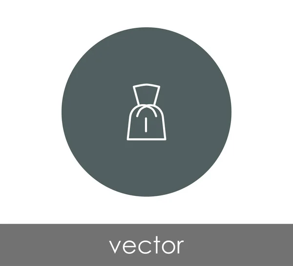 Kleid Web-Ikone — Stockvektor