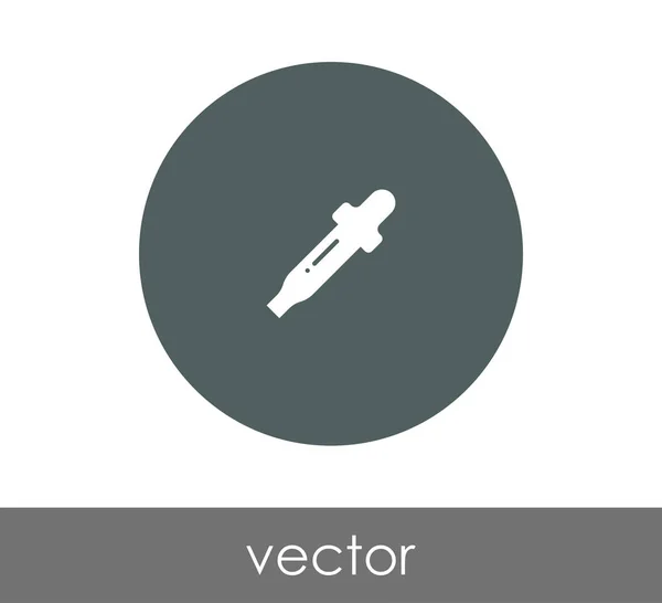 Gotero icono de línea — Vector de stock