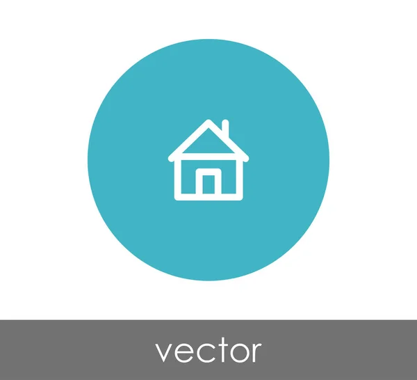 Ícone web Home — Vetor de Stock