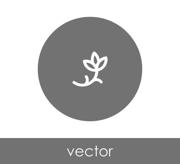 花のアイコンの図 — ストックベクタ