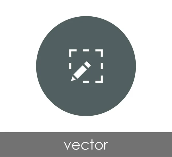 Editar icono de concepto — Vector de stock