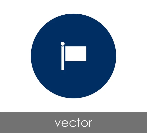 Bandera icono web — Vector de stock