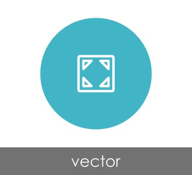 Daire içinde simgesini genişletin