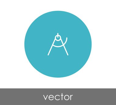 드로잉 나침반 아이콘