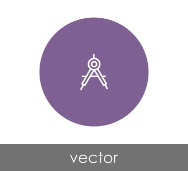 드로잉 나침반 아이콘