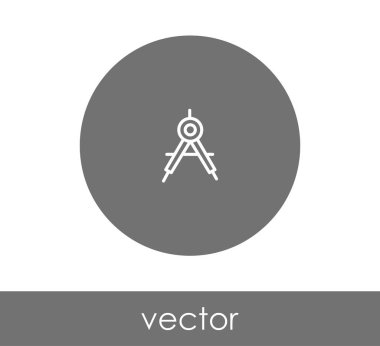 드로잉 나침반 아이콘