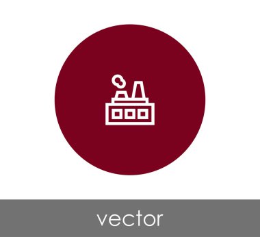 Fabrika simgesini işaret