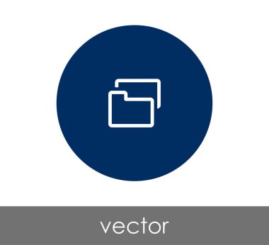 klasör simgesi yuvarlak