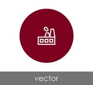 Fabrika simgesini işaret