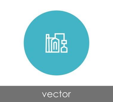 Fabrika simgesini işaret