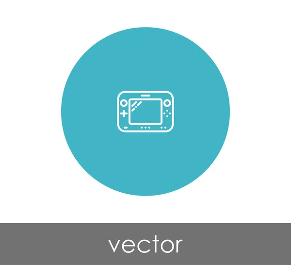 Icona del cerchio joystick — Vettoriale Stock