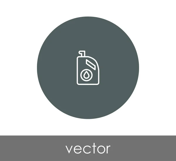 Brandstof kan pictogram — Stockvector