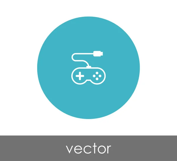 Pictogram van de cirkel van de joystick — Stockvector