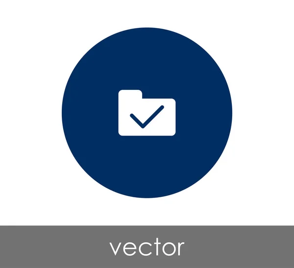 Folderu ikona znak — Wektor stockowy