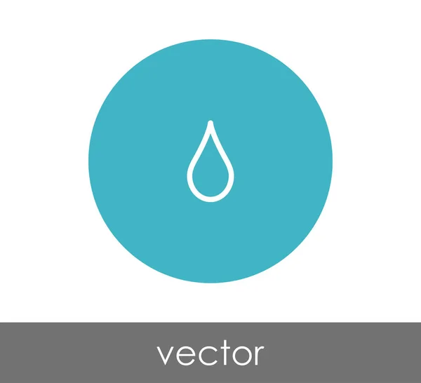 Soltar icono web — Vector de stock
