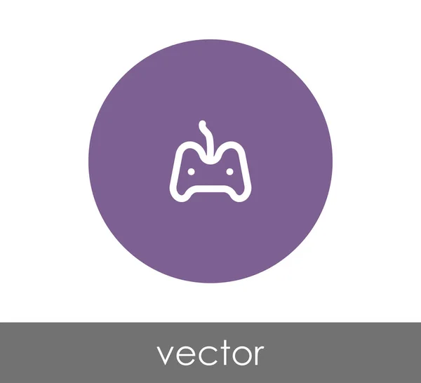 Joystick círculo icono — Vector de stock