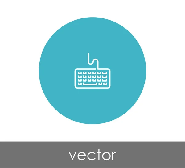 Keyboard icon illustration — Stock Vector