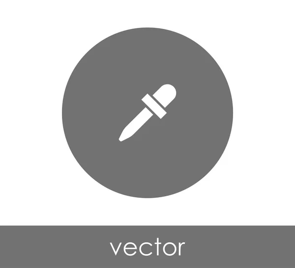 Druppellijn pictogram — Stockvector