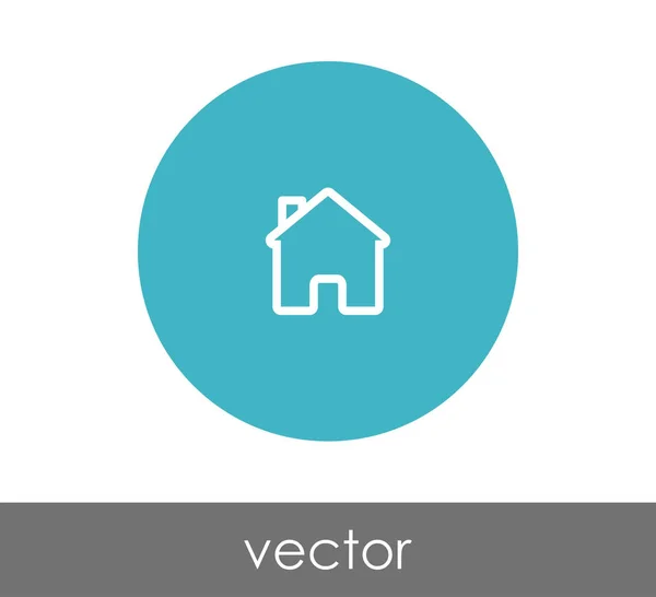 Inicio icono web — Vector de stock