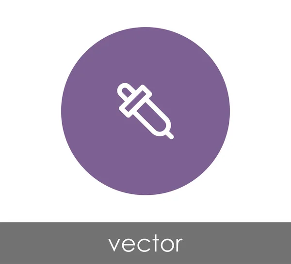 A dobóvonal ikonja — Stock Vector